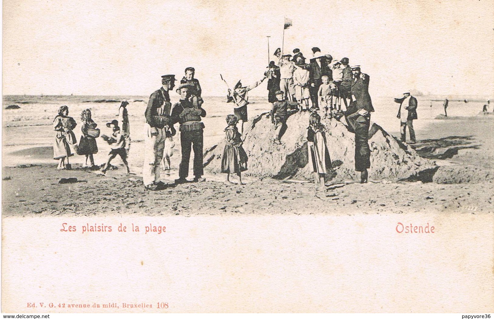 OOSTENDE (Belgique) - Les Plaisirs De La Plage - Animée - Oostende