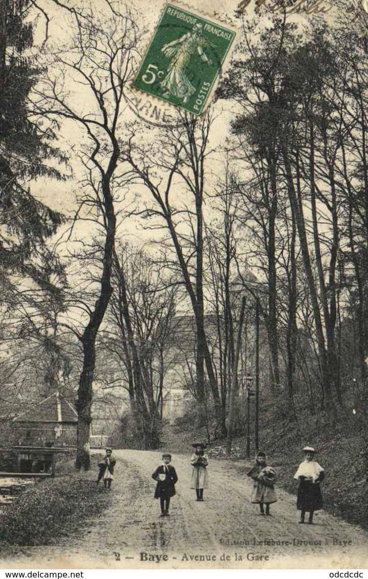 BAYE  Avenue De La Gare RV - Autres & Non Classés