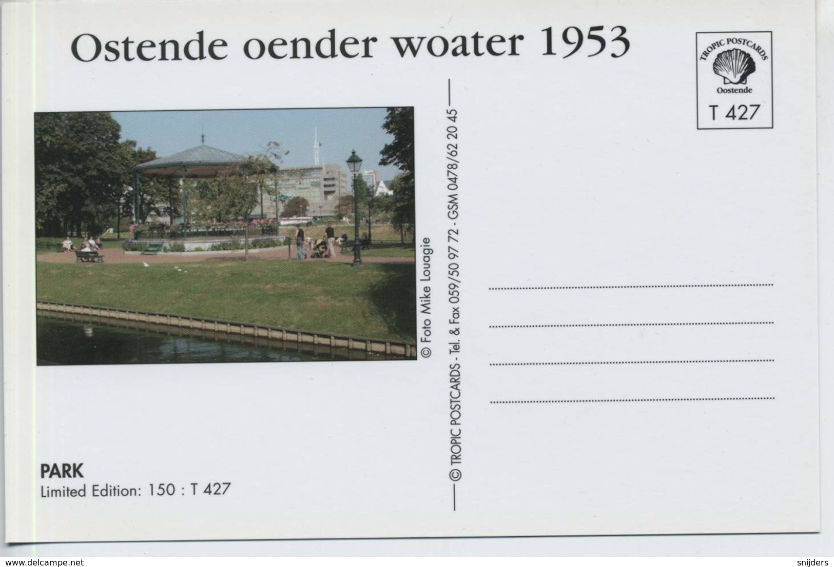 OOstende: 2 Pk Ostende Oender Woater 1953  Ongebruikt - Oostende