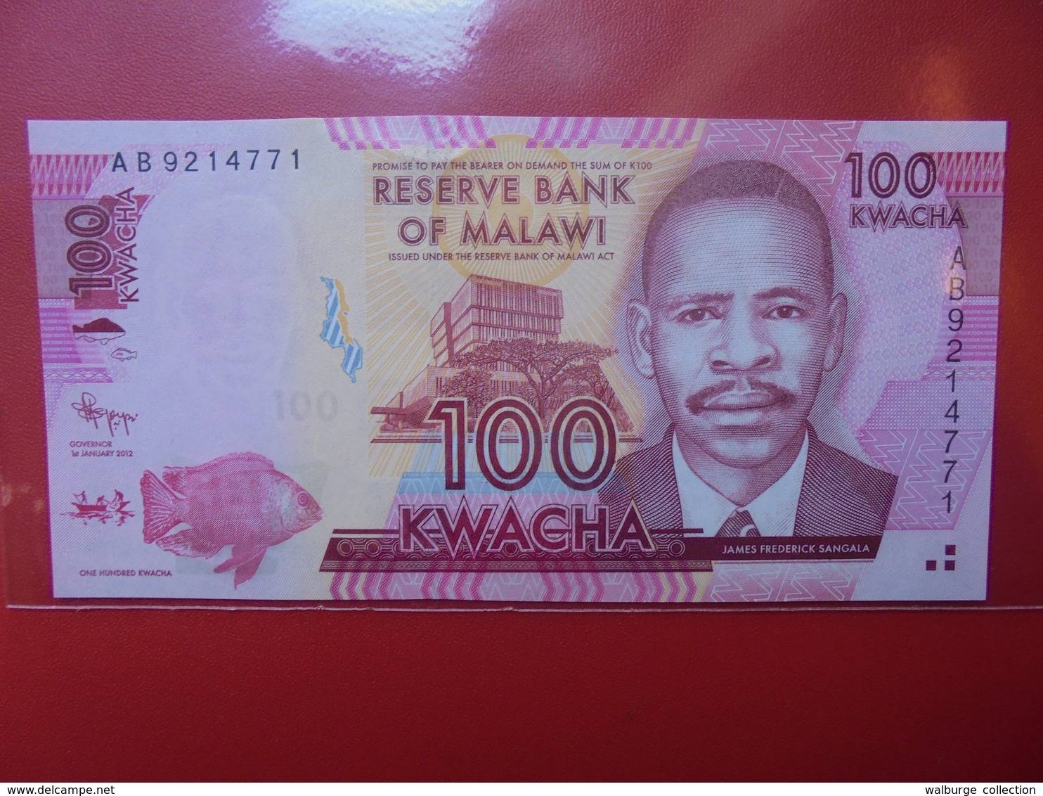 MALAWI 100 KWACHA 2012 PEU CIRCULER/NEUF - Malawi