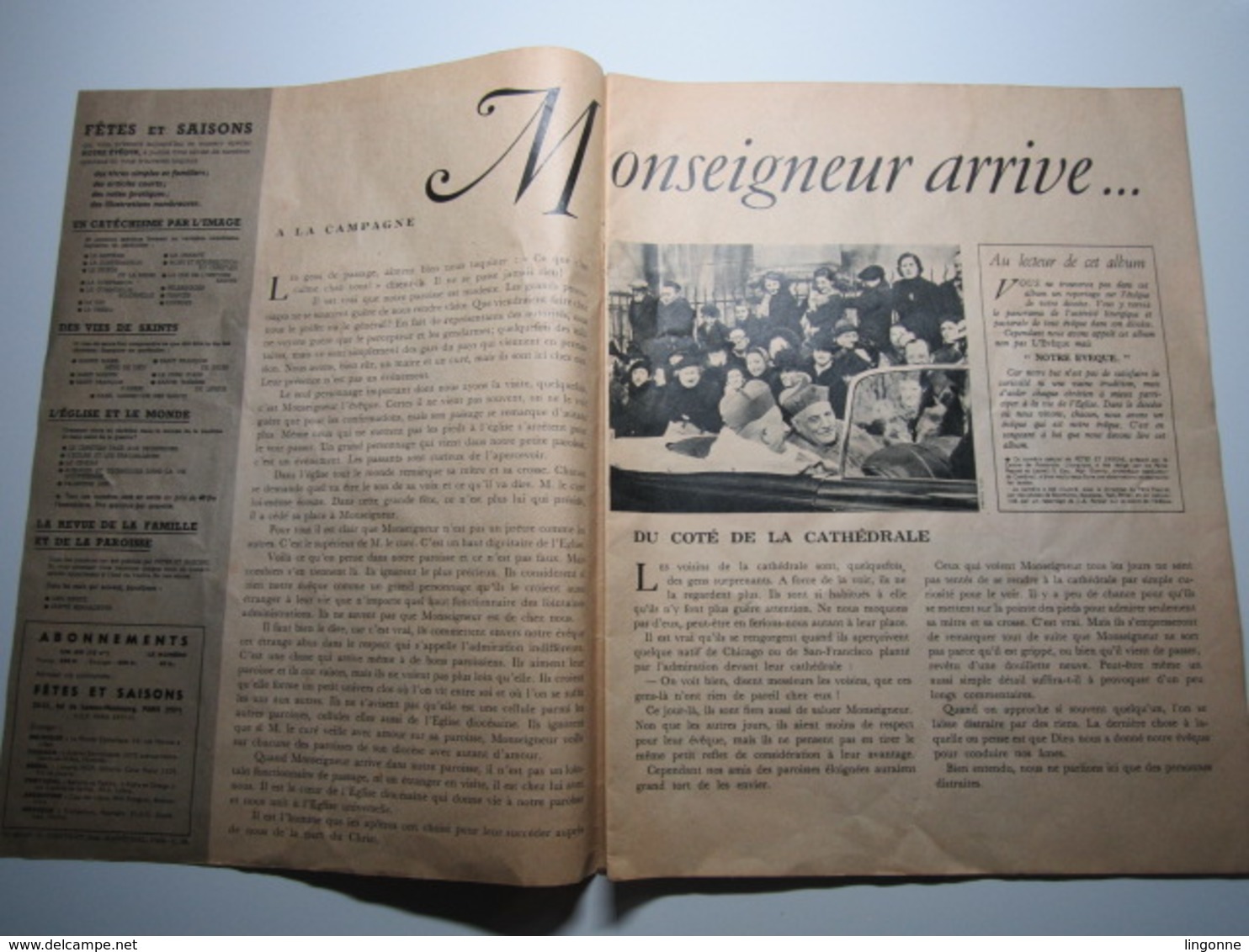 1952 NOTRE ÉVÊQUE Mgr Louis CHIRON Évêque De LANGRES ALBUMS LITURGIQUES + MORT DU PAPE Léon XIII - Autres & Non Classés