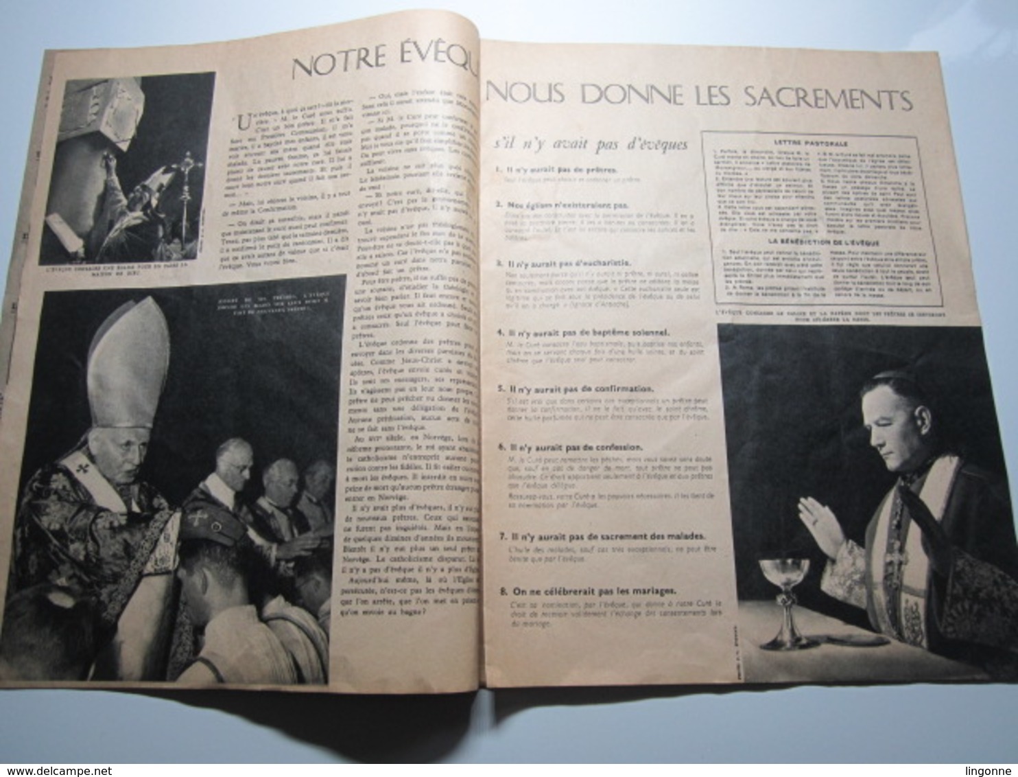 1952 NOTRE ÉVÊQUE Mgr Louis CHIRON Évêque De LANGRES ALBUMS LITURGIQUES + MORT DU PAPE Léon XIII - Autres & Non Classés