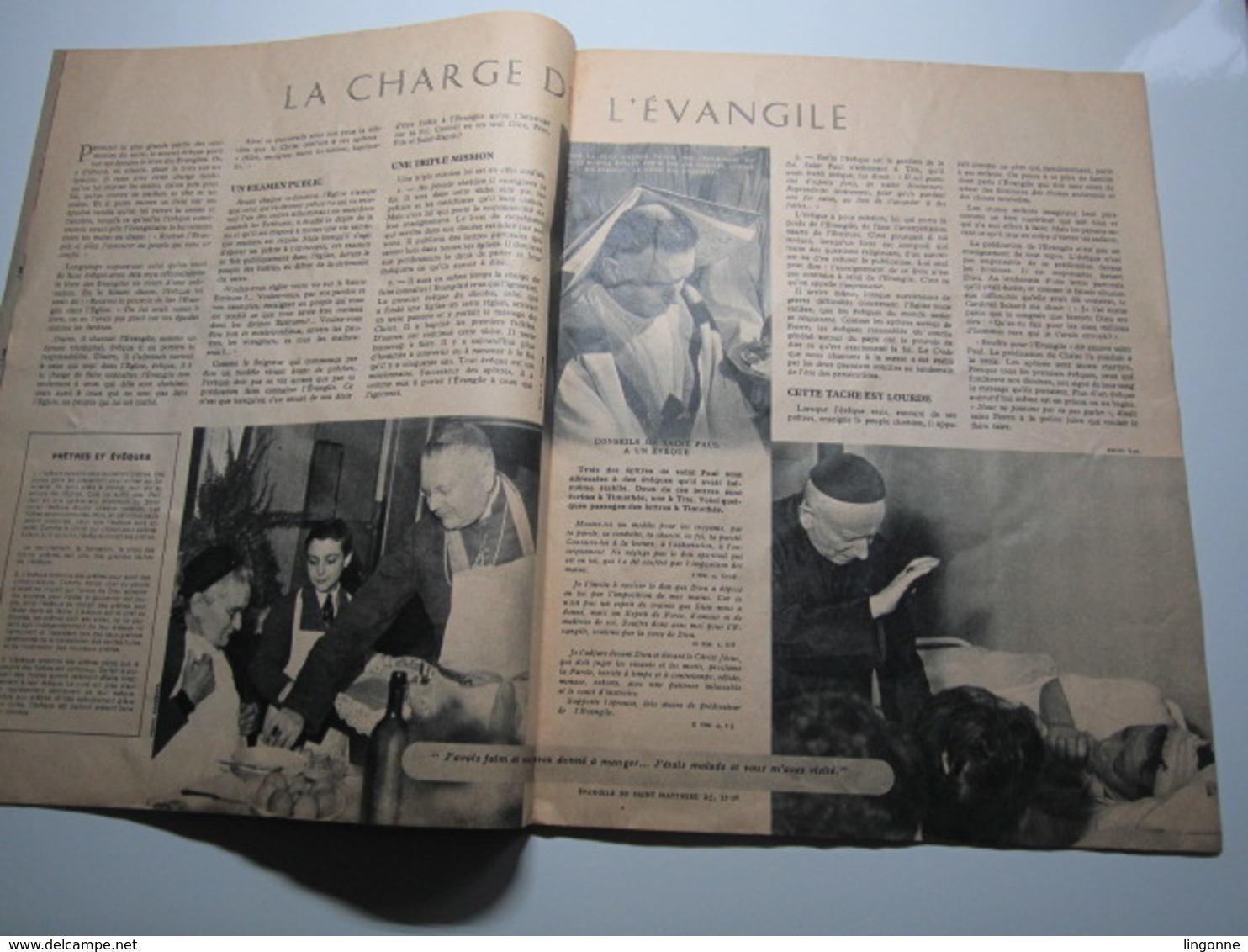 1952 NOTRE ÉVÊQUE Mgr Louis CHIRON Évêque de LANGRES ALBUMS LITURGIQUES + MORT DU PAPE Léon XIII