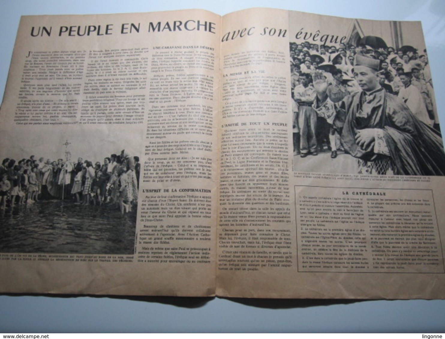 1952 NOTRE ÉVÊQUE Mgr Louis CHIRON Évêque de LANGRES ALBUMS LITURGIQUES + MORT DU PAPE Léon XIII