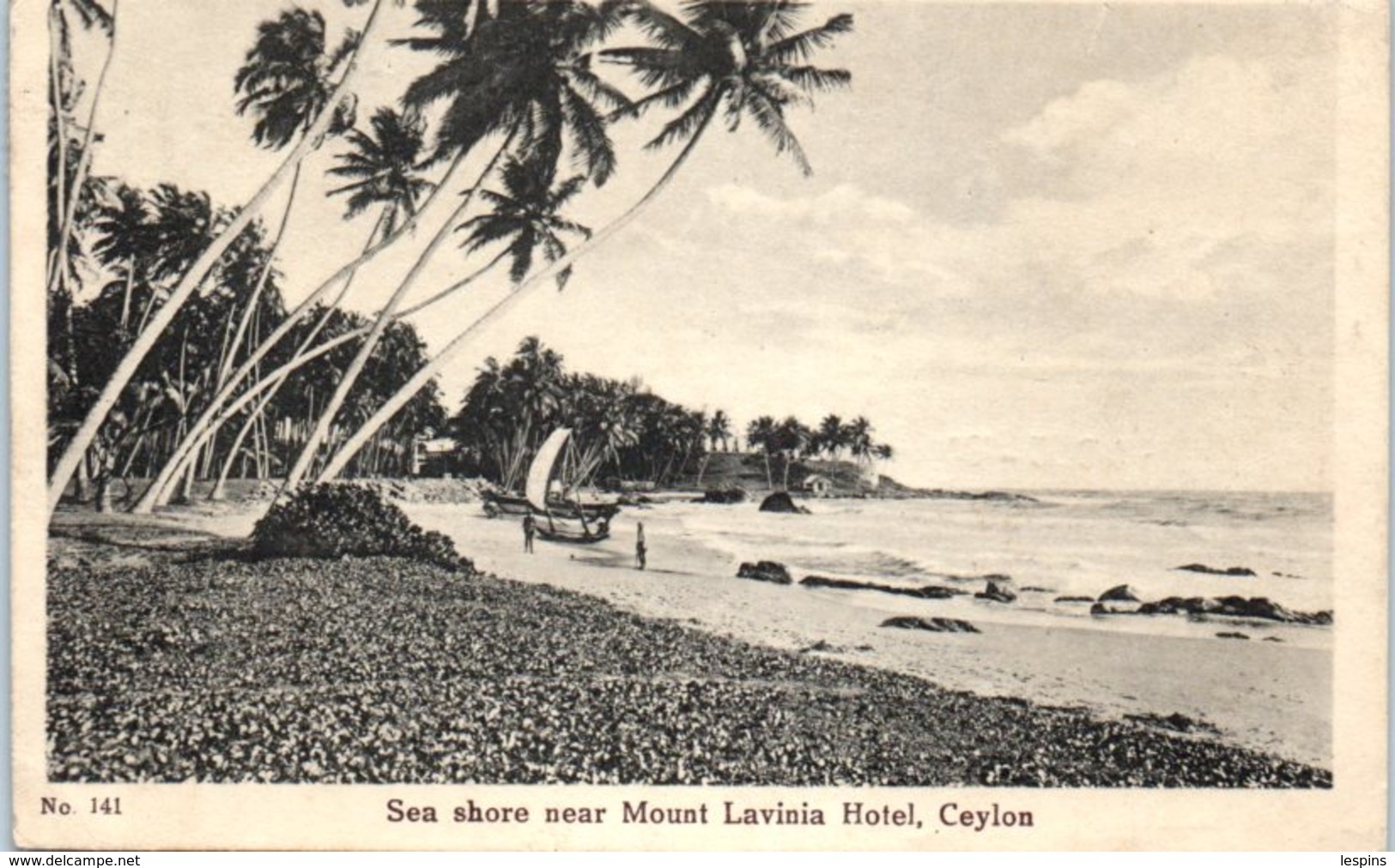 ASIE - SRI LANKA ( CEYLON -- Sea Shore Near Mount Lavina Hotel - Sri Lanka (Ceylon)