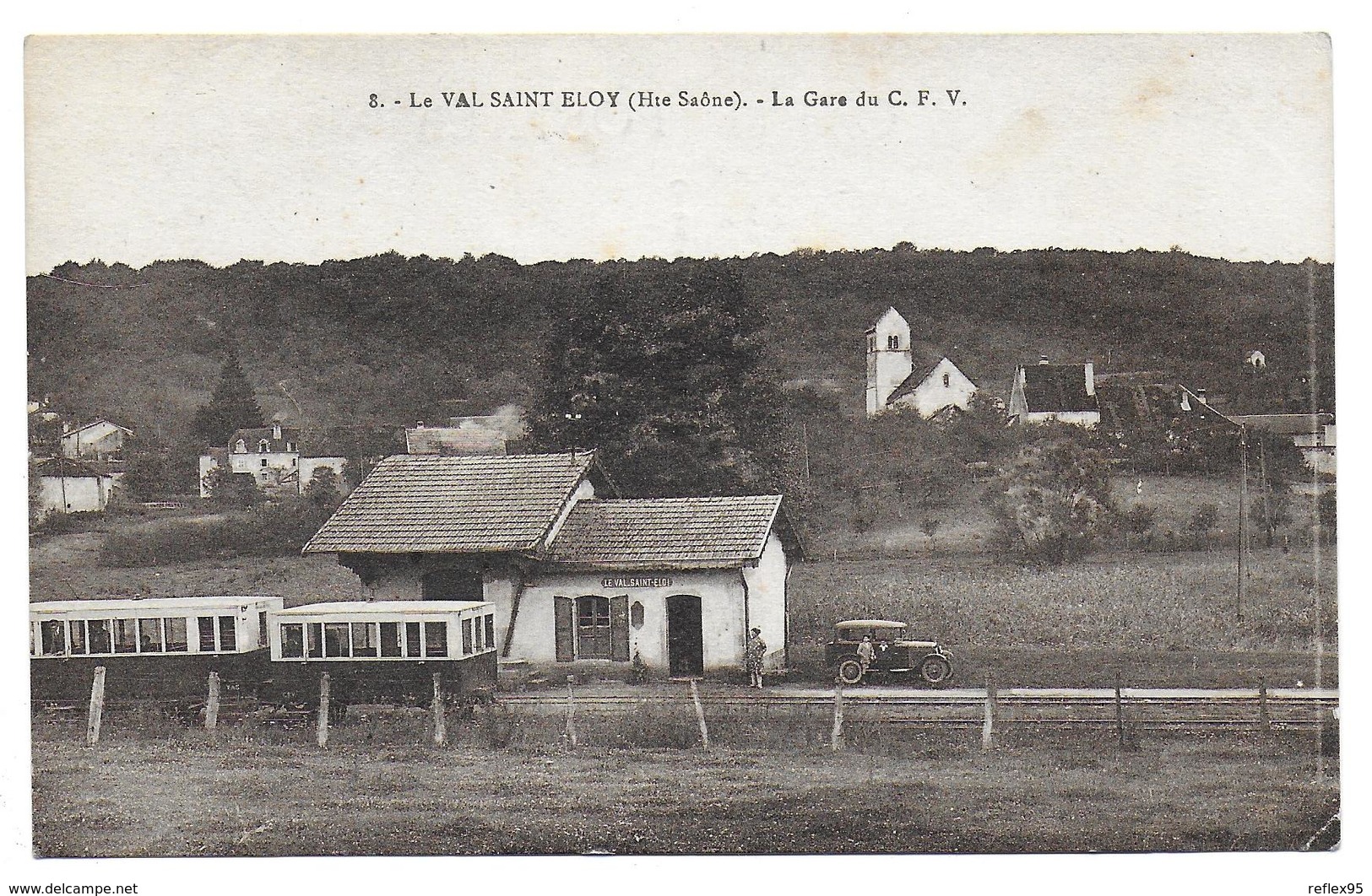 LE VAL SAIN ELOI - La Gare Du C.F.V. - Autres & Non Classés