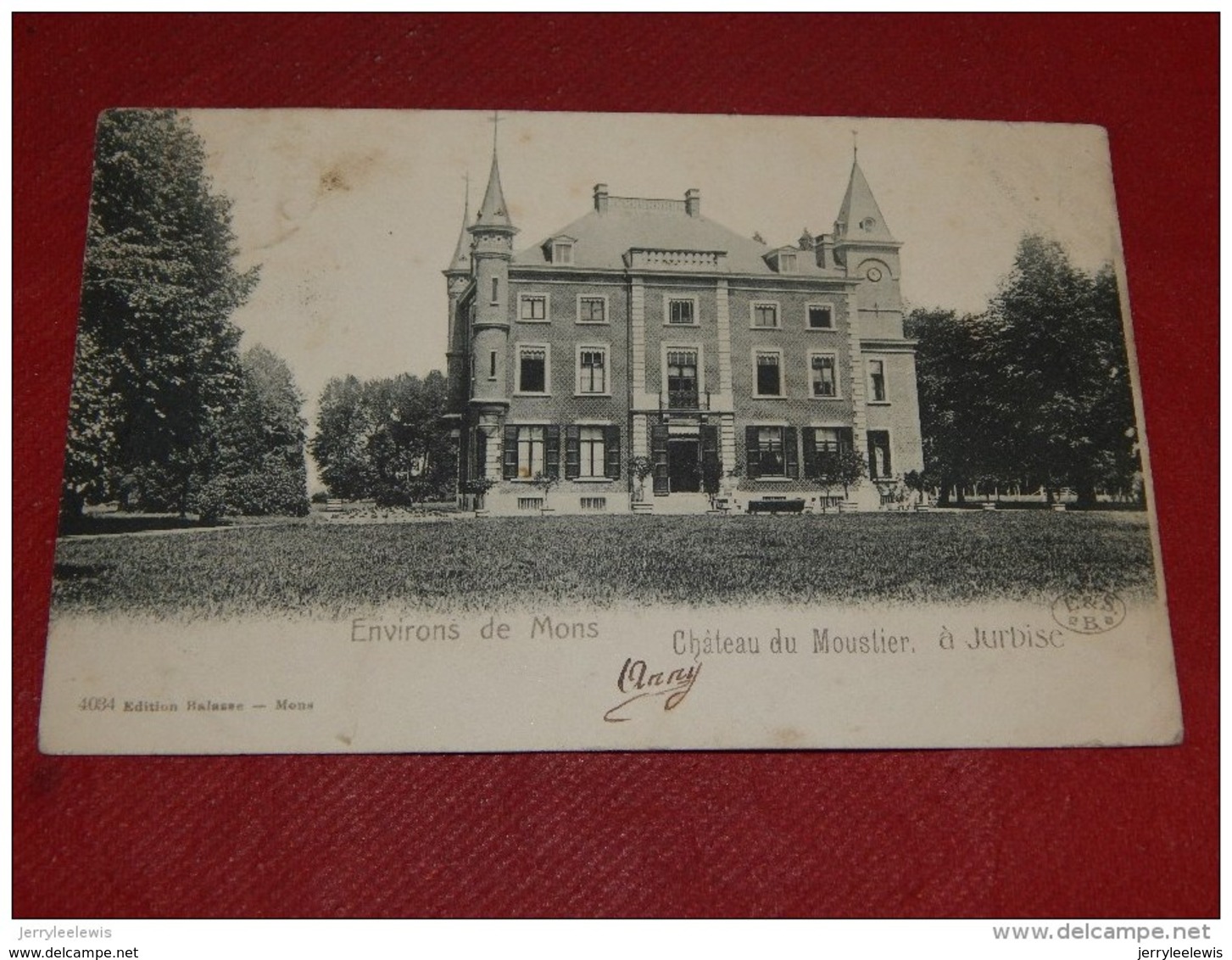 JURBISE  -  Château  Du  Moustier  -  1906   - - Jurbise