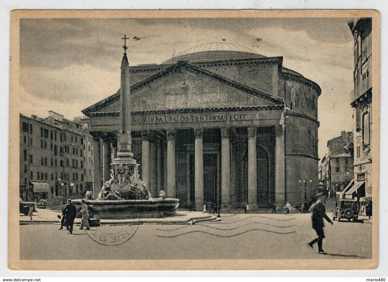 ROMA   IL  PANTHEON                (VIAGGIATA) - Panthéon