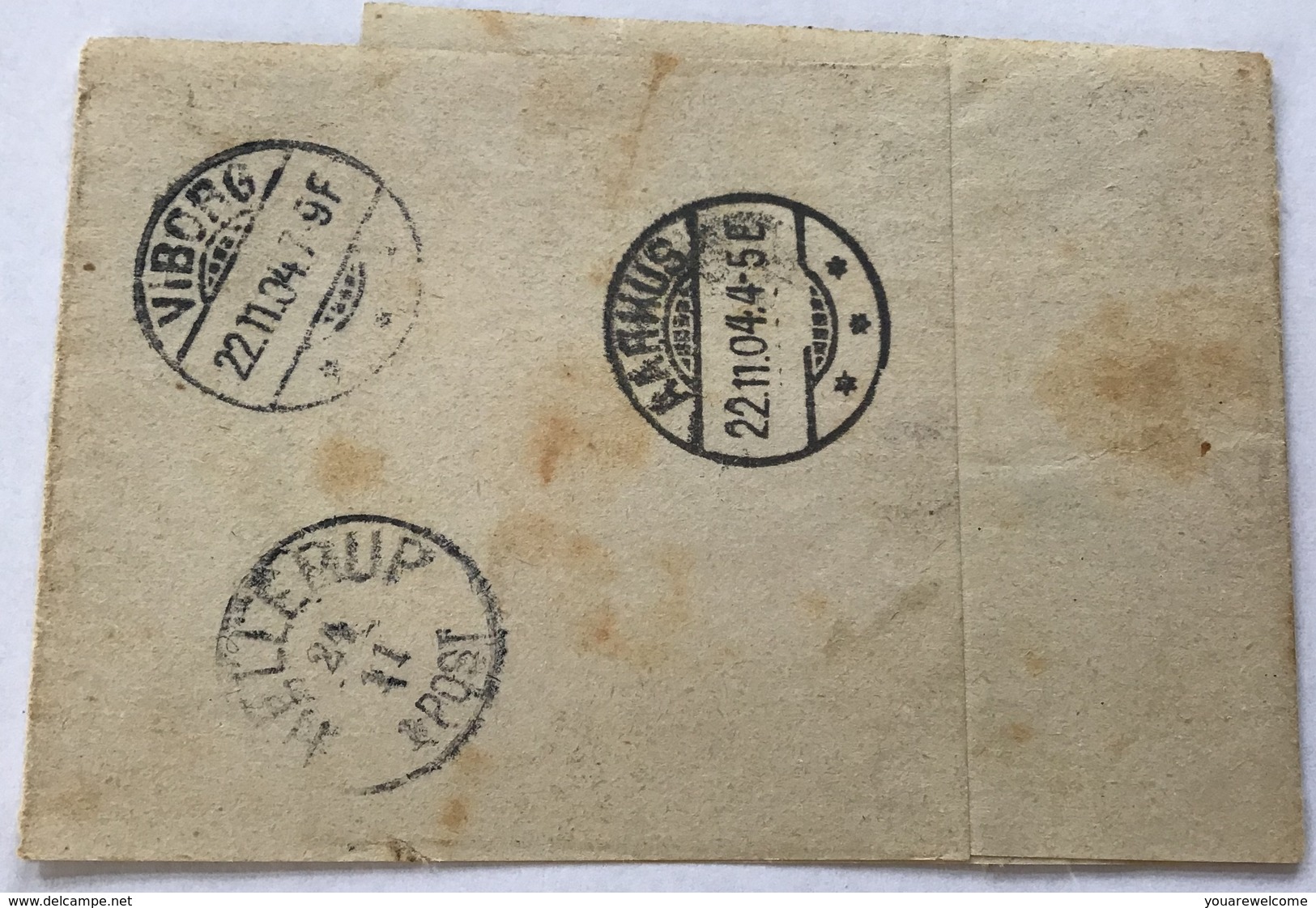 France 5c Type Blanc Imprimé MARCHAND DE TIMBRES LAMOTTE 1904 (lettre Cover Brief Stamp Dealer, Briefmarkenhändler - 1877-1920: Semi-Moderne