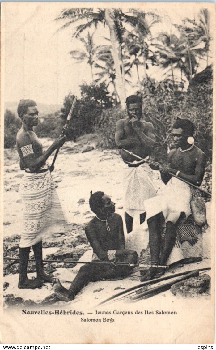 OCEANIE - VANATU - NOUVELLES HEBRIDES --  Jeunes Garçons Des Iles Salomon Saloon Boys - Vanuatu