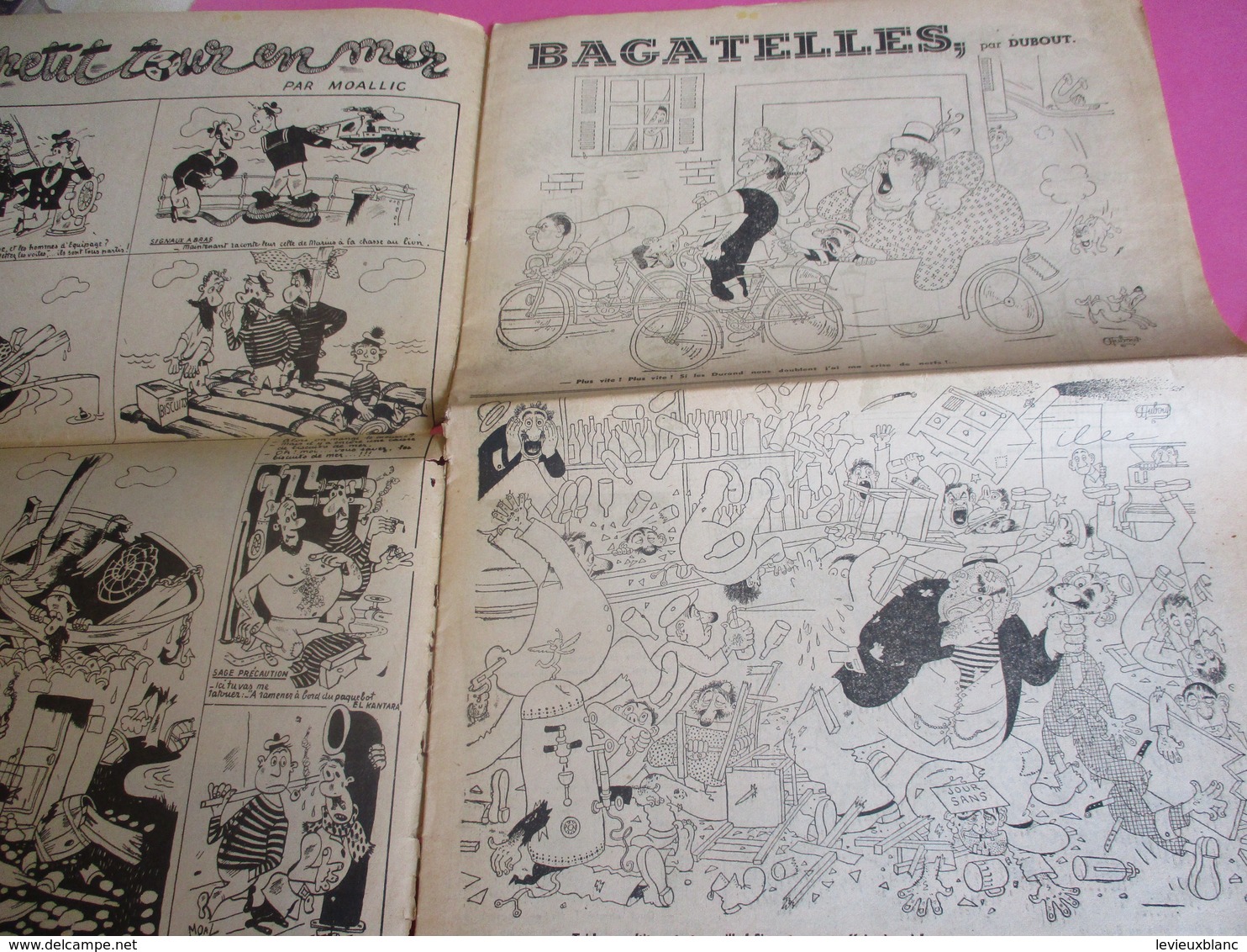 Grand Hebdo Pour Tous/RIC Et RAC/Grand Album/Dessins Humoristiques/Carrizet-Dubout-Effel-etc/Vers 1935-40          BD153 - Autre Magazines