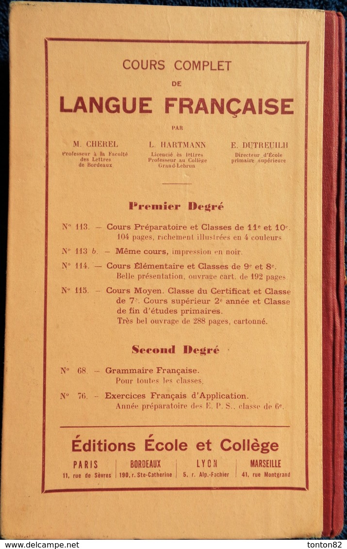 H. Filloux - Au Large - Éditions De L' École - Recueil De Textes Commentés . - 6-12 Ans