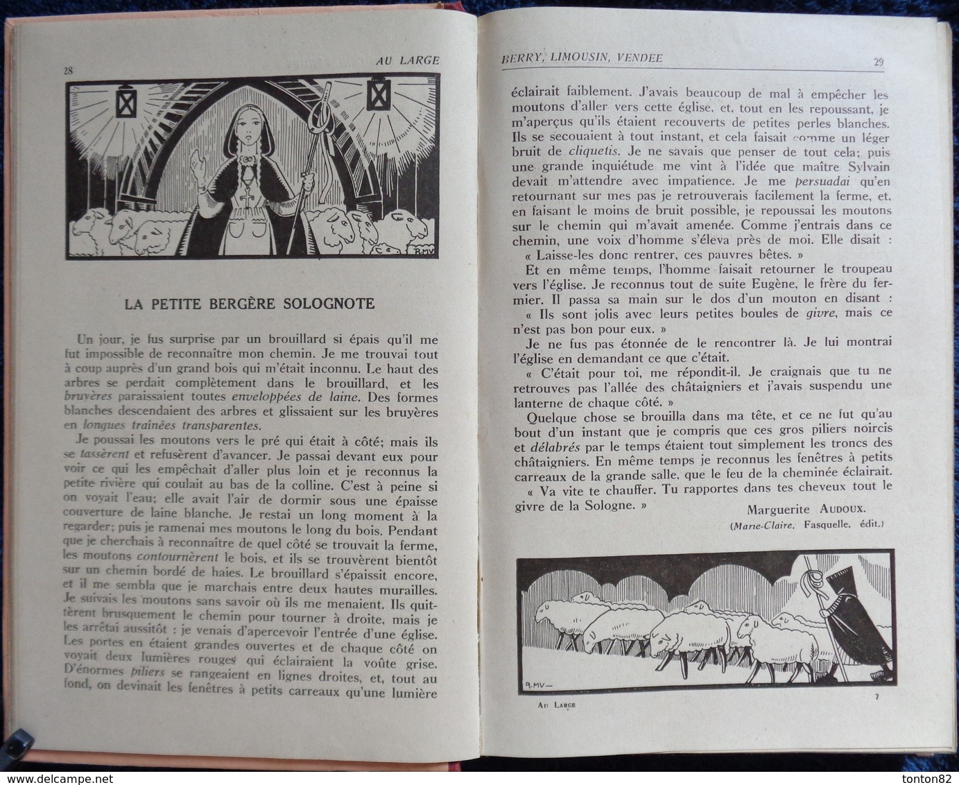 H. Filloux - Au large - Éditions de L' École - Recueil de Textes Commentés .