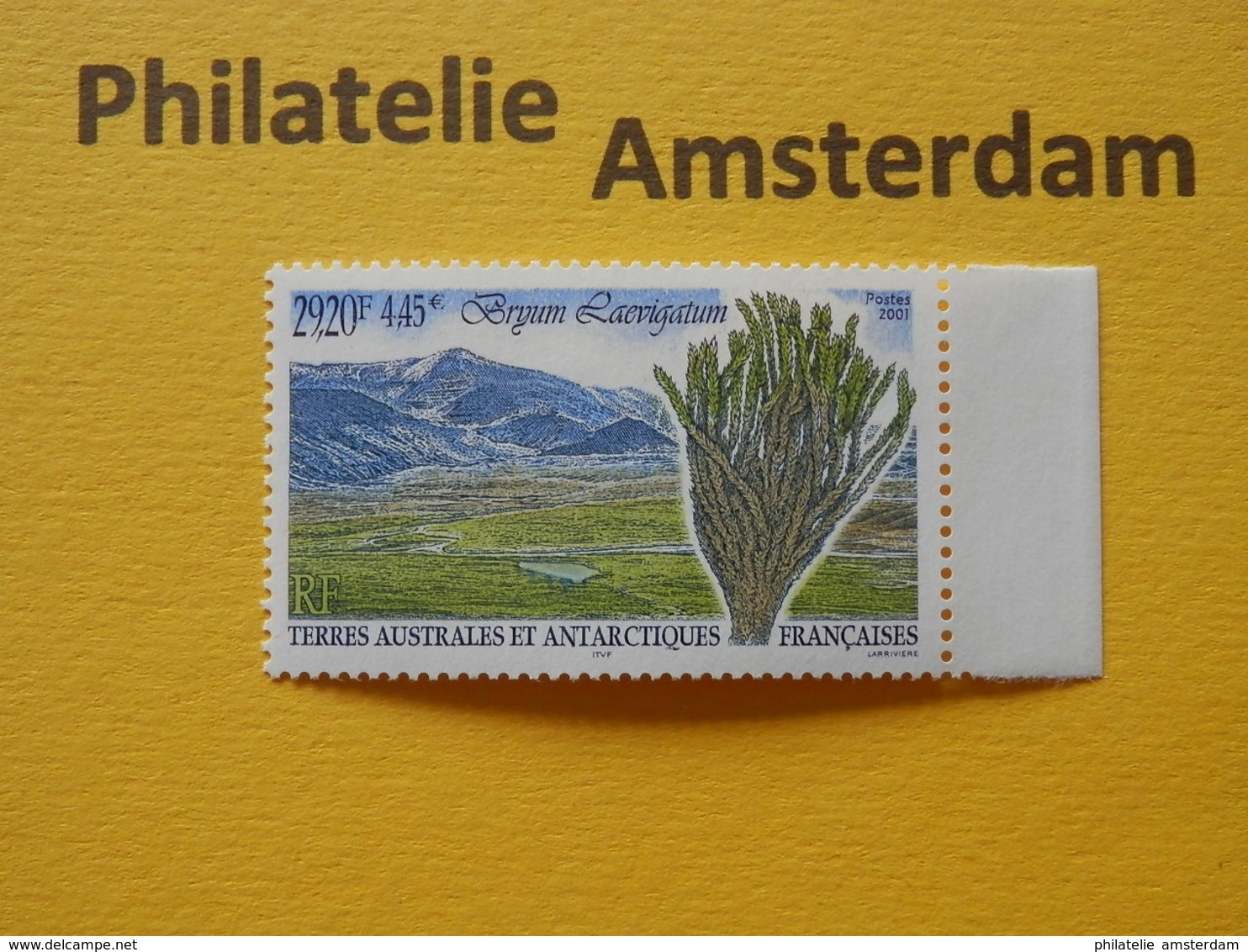 French Antarctic Terr. (TAAF) 2001, FLORA: Mi 457, ** - Antarctic Wildlife