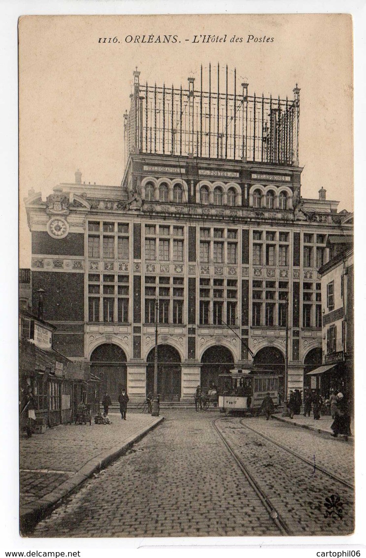 - CPA ORLEANS (45) - L'Hôtel Des Postes (avec Tramway) - N° 1116 - - Orleans