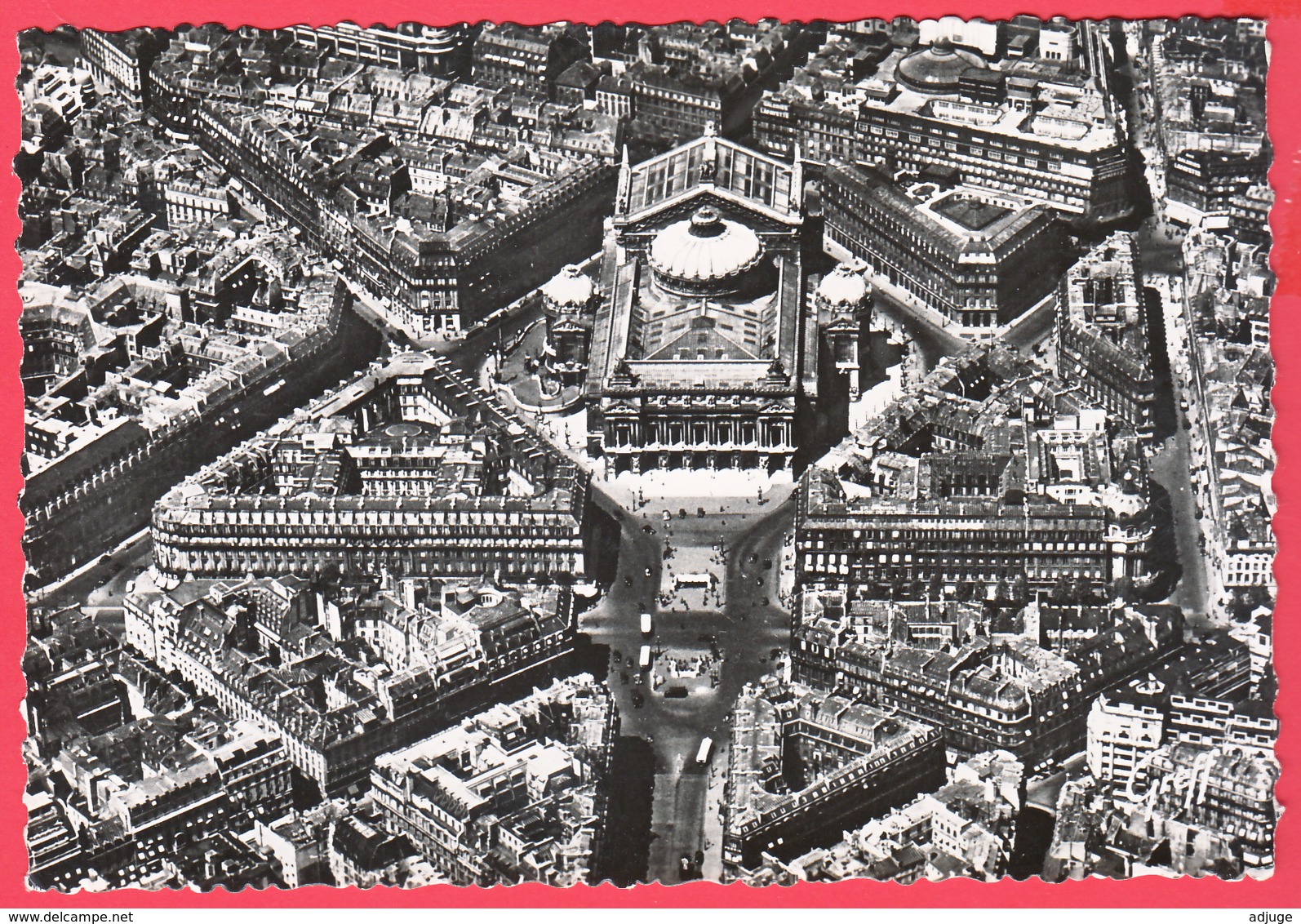 CPSM- PARIS Vu Du Ciel - L' OPÉRA - Ed. GREFF 79 -SUP *2 SCANS/8220 - Notre Dame De Paris