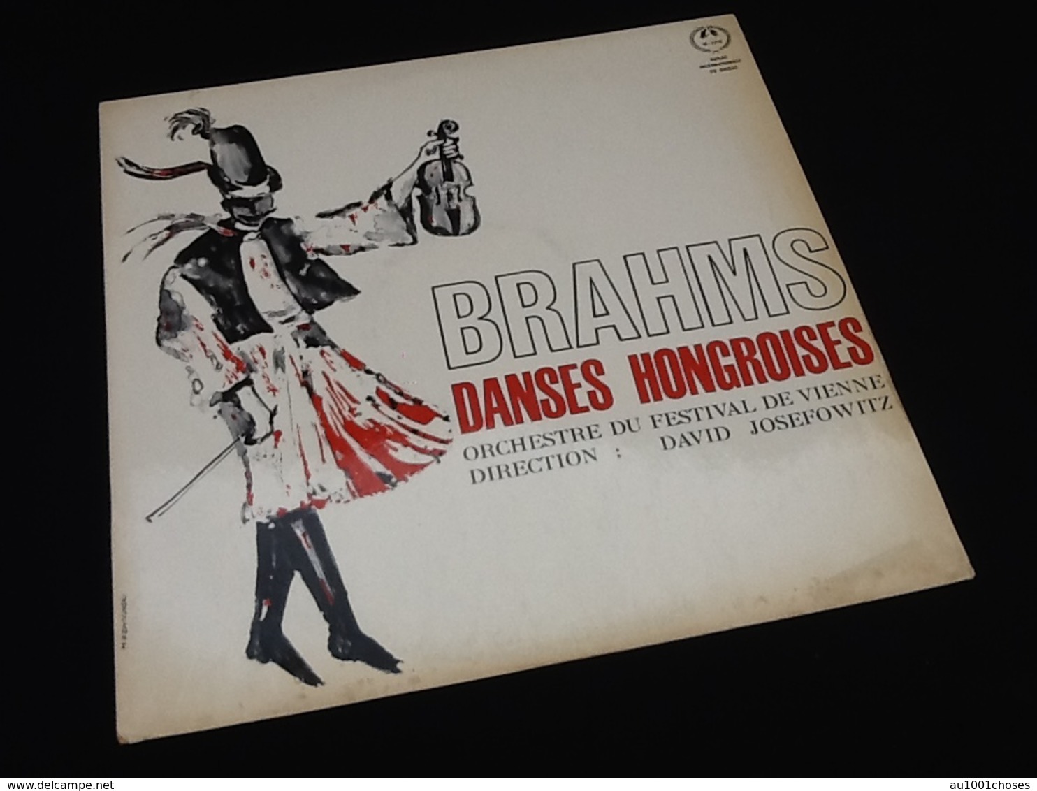 Vinyle 33 Tours  Brahms  Danses Hongroises  Orchestre Du Festival De Vienne Direction :  David Josefowitz - Classique