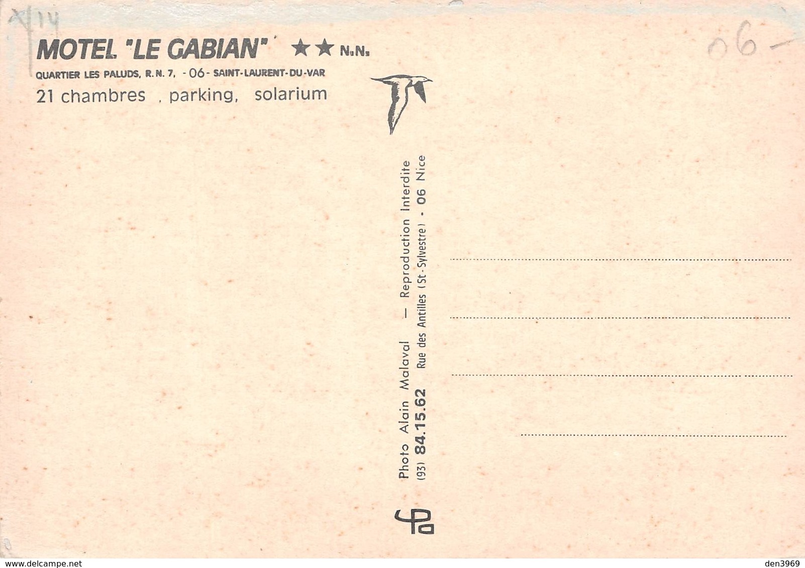 SAINT-LAURENT-du-VAR - Motel Le Gabian, Quartier Des Paluds, Route Nationale 7 - Saint-Laurent-du-Var