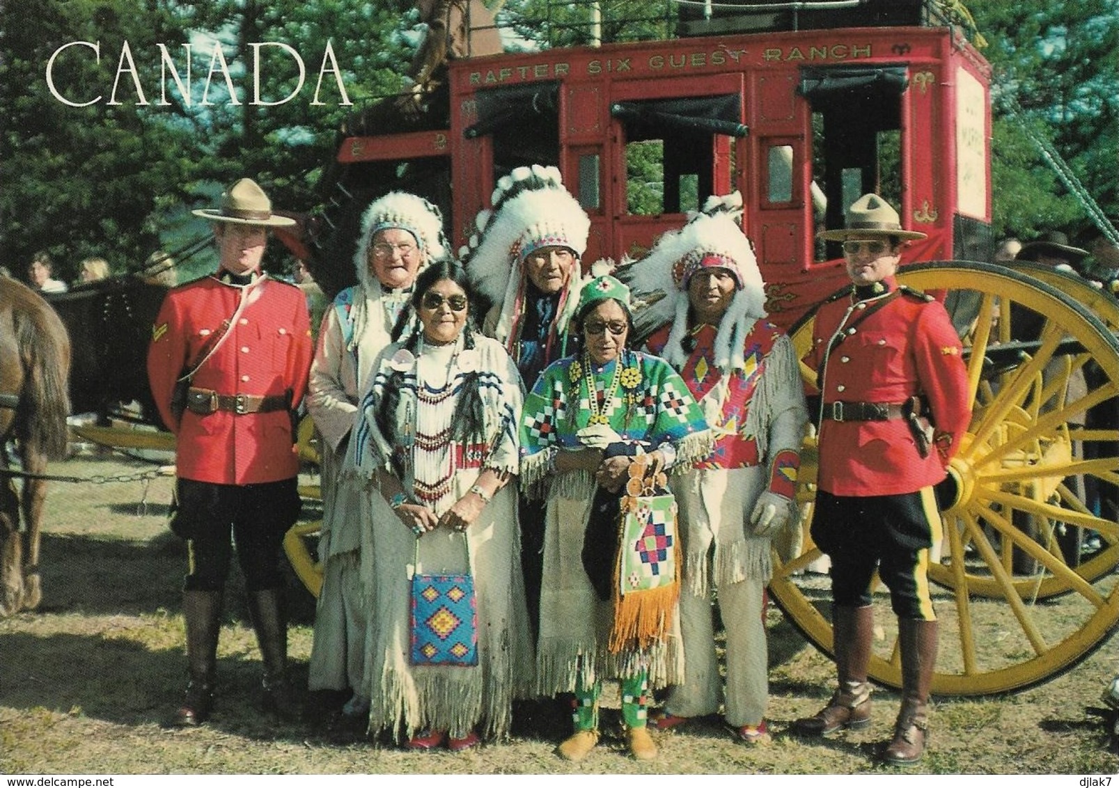 Canada Mounties & Indians (2 Scans) - Non Classés