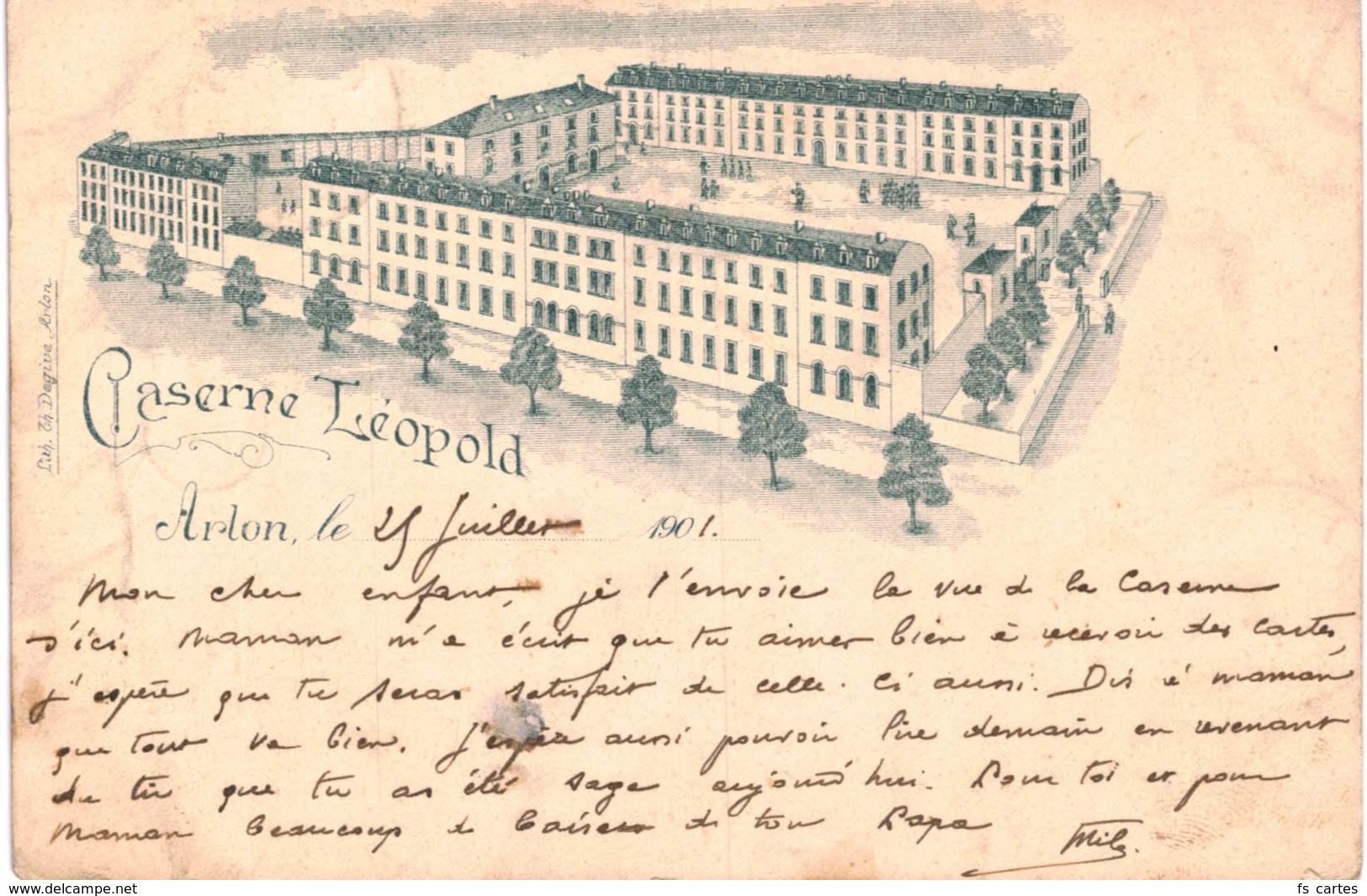 Arlon   Caserne Léopold - Arlon