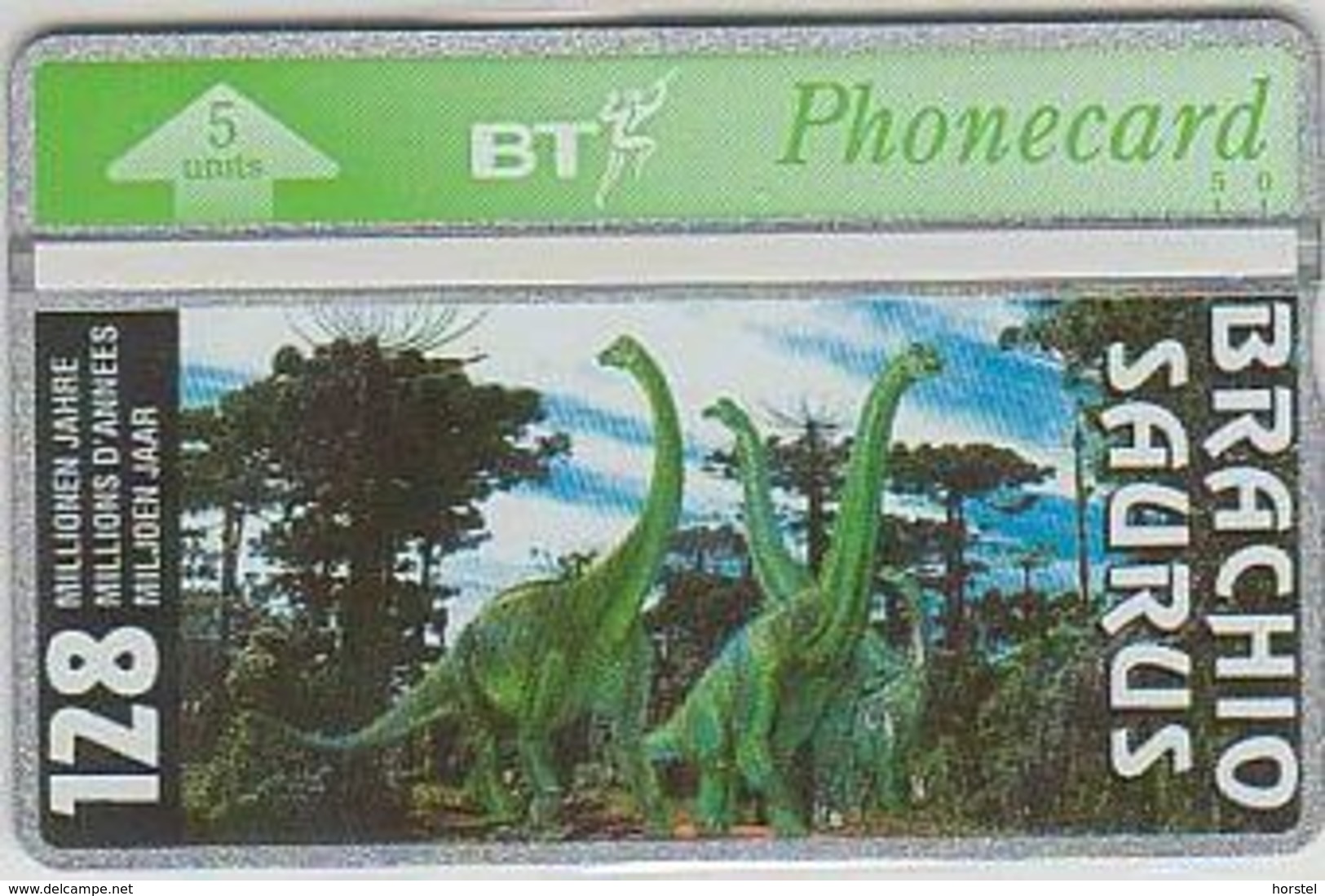 UK Bto 64 Dinosaur Series (7) Brachiosaurus - 310K - BT Übersee