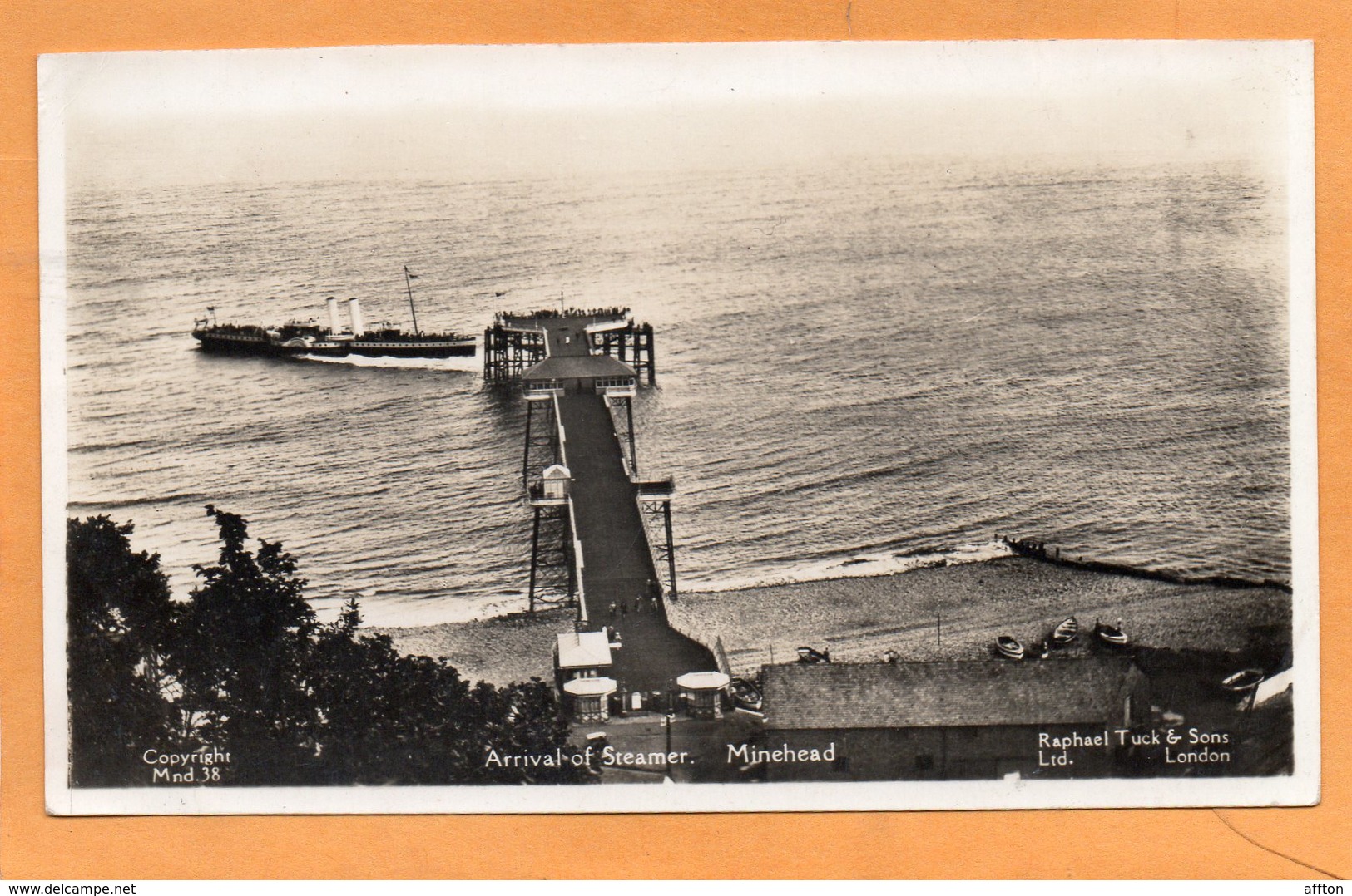 Minehead 1910 Real Photo Postcard - Minehead