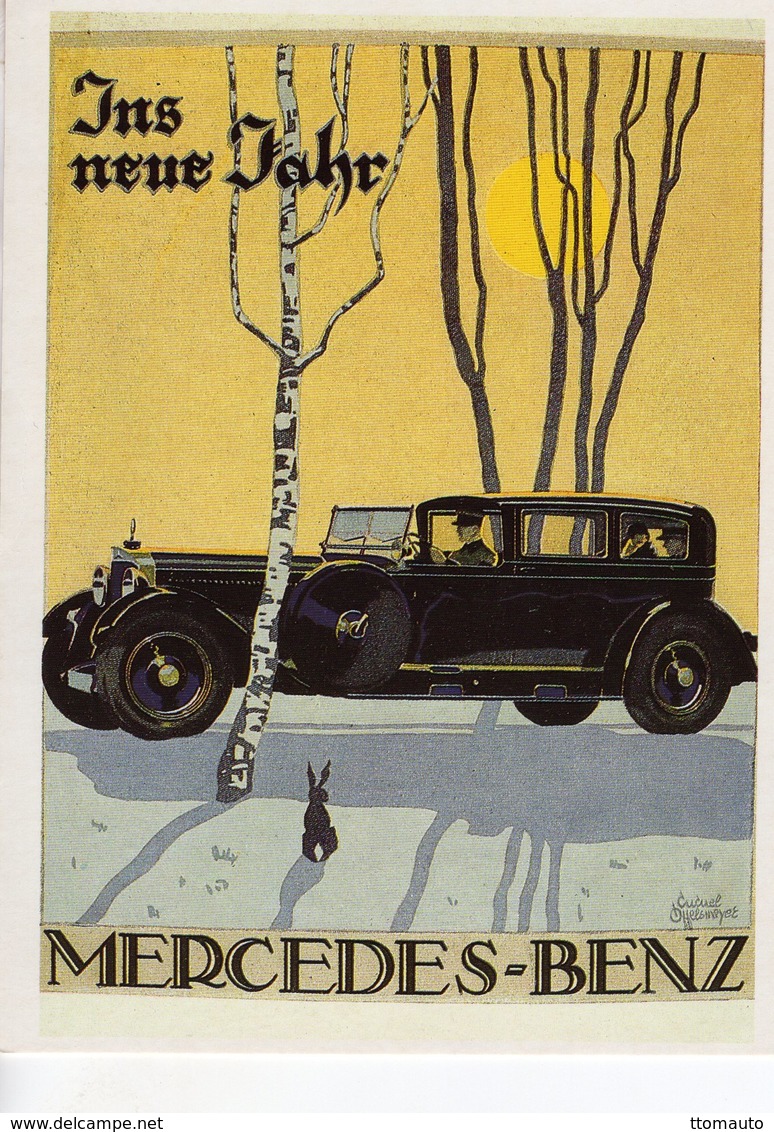 Mercedes-Benz  -  Publicite D'epoque 1931  -   CPM - Voitures De Tourisme