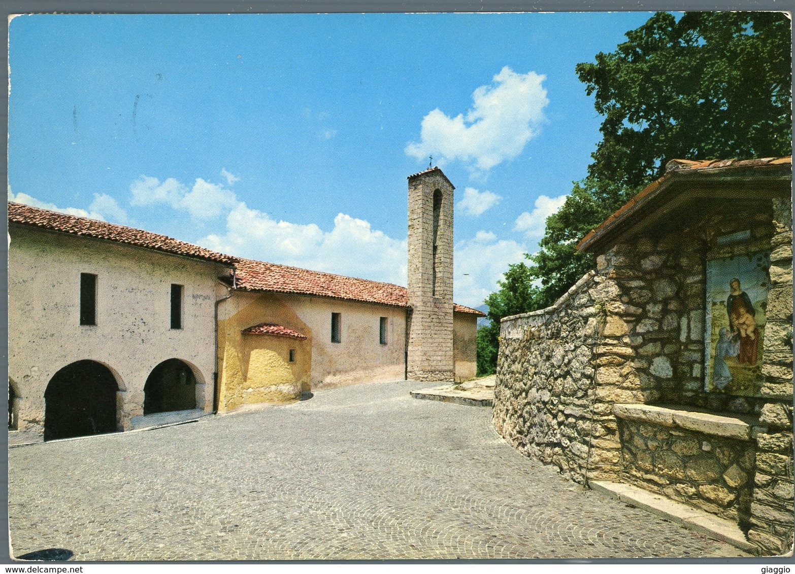 °°° Cartolina N. 6 Rieti Santuario Della Foresta Facciata Principale Viaggiata °°° - Rieti