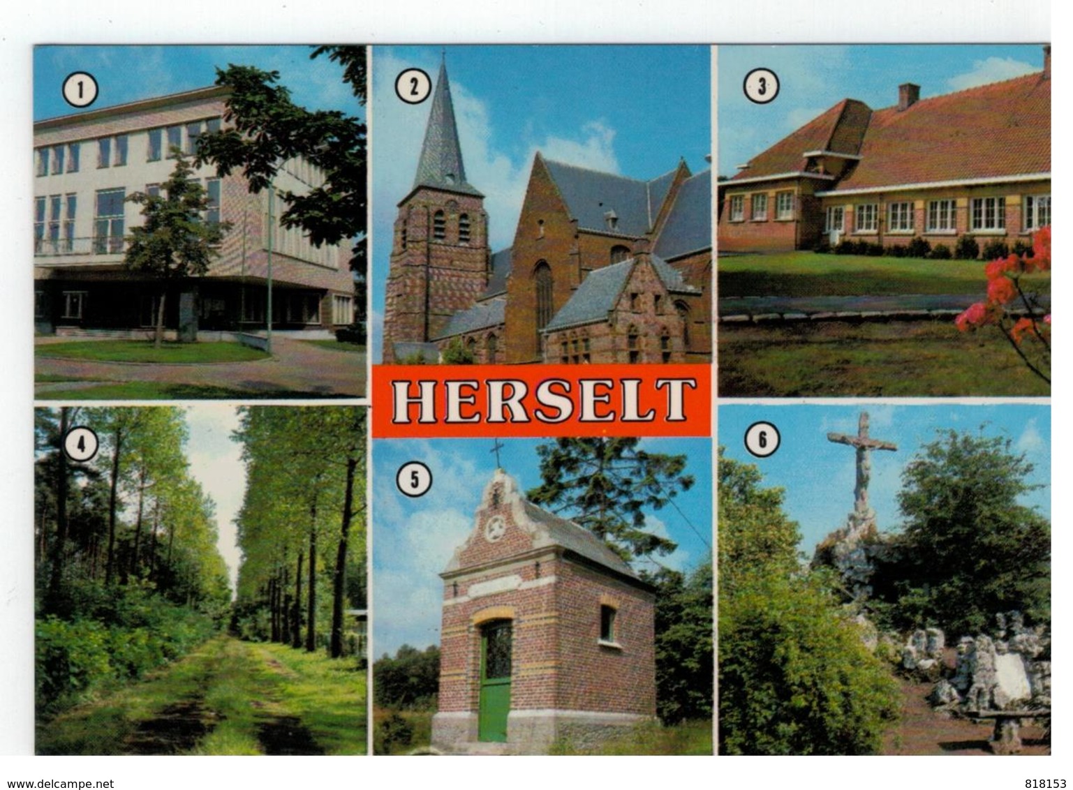 Herselt : 6-zichten Kaart - Herselt