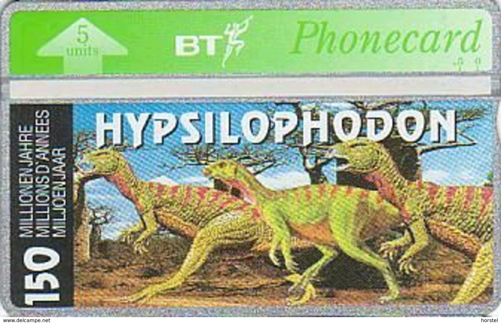 UK Bto 116 Dinosaur Series (24) Hypsilophodon - 505H - Only 1000x - Mint - BT Übersee