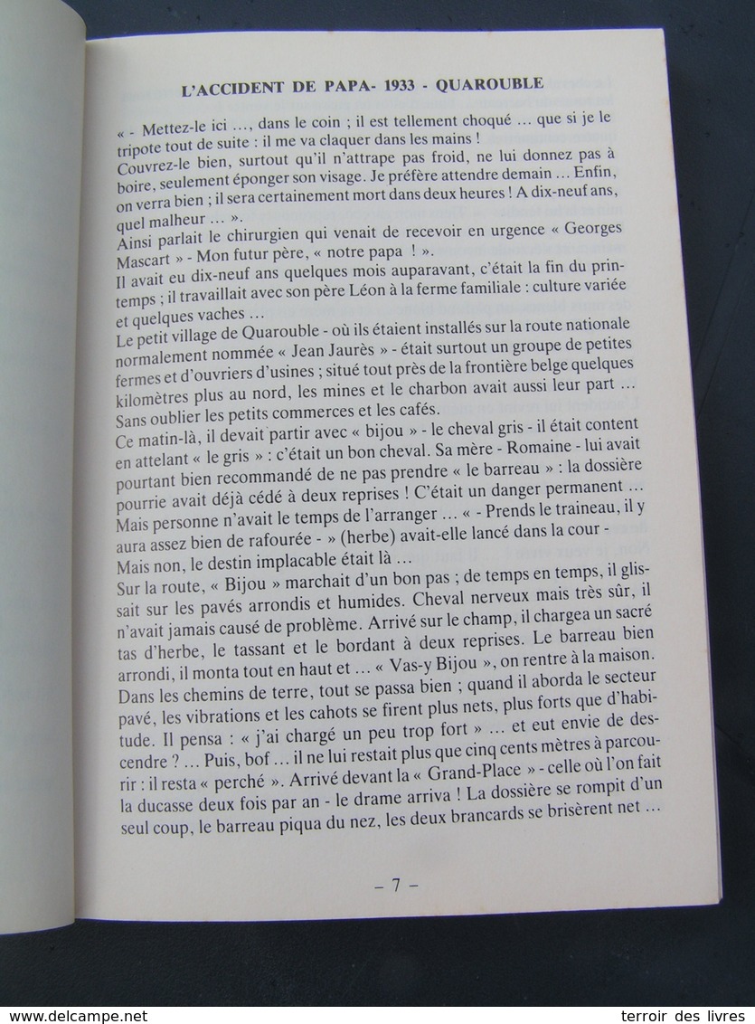 La Pétoche Et La Queue D'oignon 1995 Francis Mascart QUAROUBLE CLAIRAC - Picardie - Nord-Pas-de-Calais