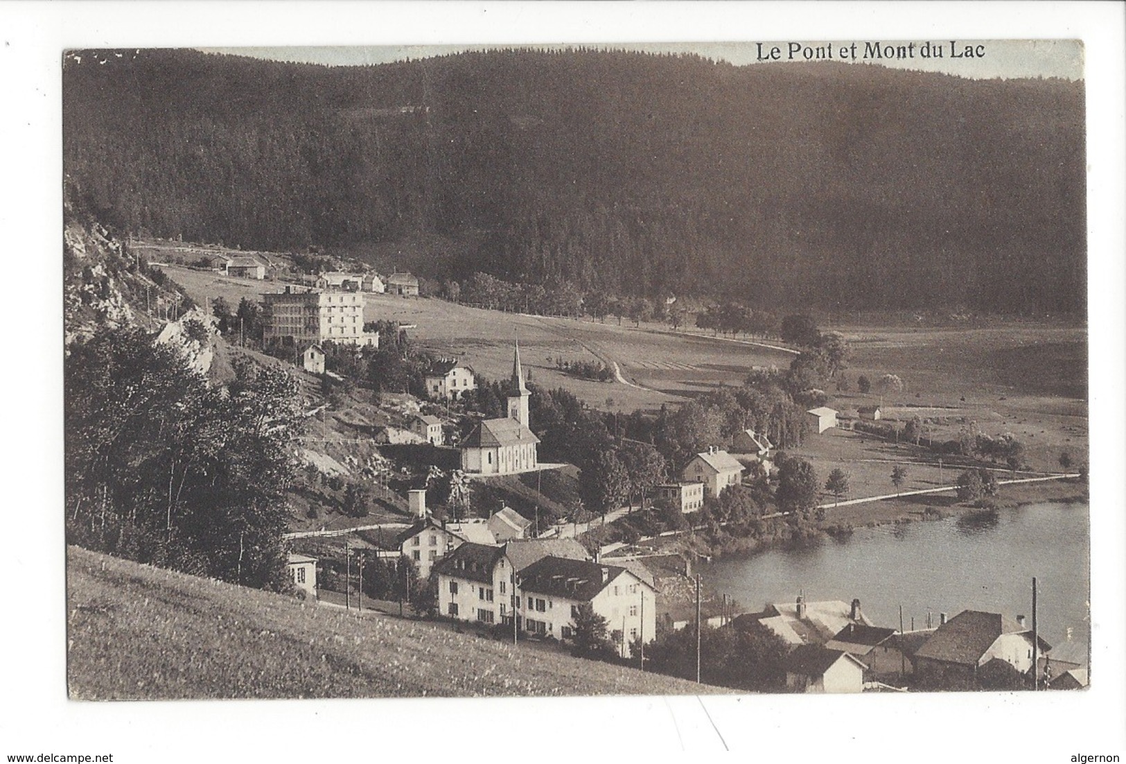 21983 - Le Pont Et Mont Du Lac Vallée De Joux 1920 - Autres & Non Classés