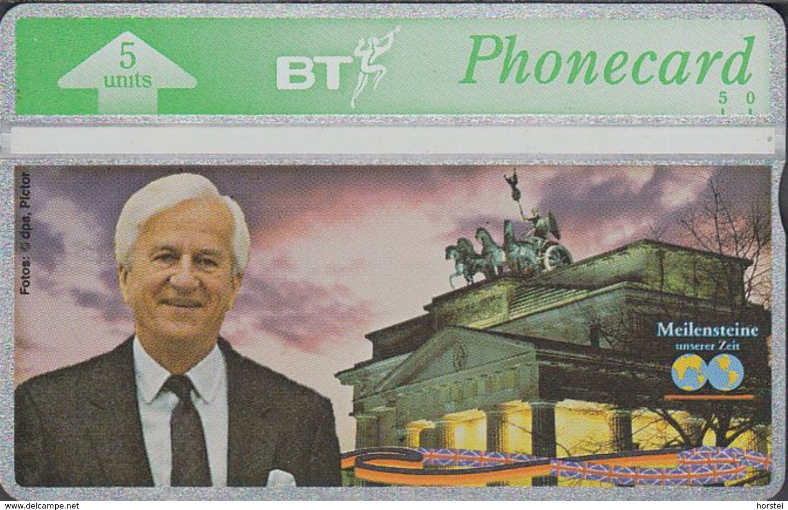 UK Bto 028 R. Von Weizsacker Am Brandenburger Tor - 304B- Mint - BT Übersee