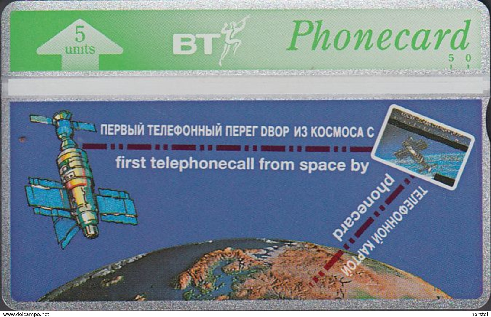 UK Bto 056 First Telephone Call From Space - 328D - Mint - BT Buitenlandse Uitgaven