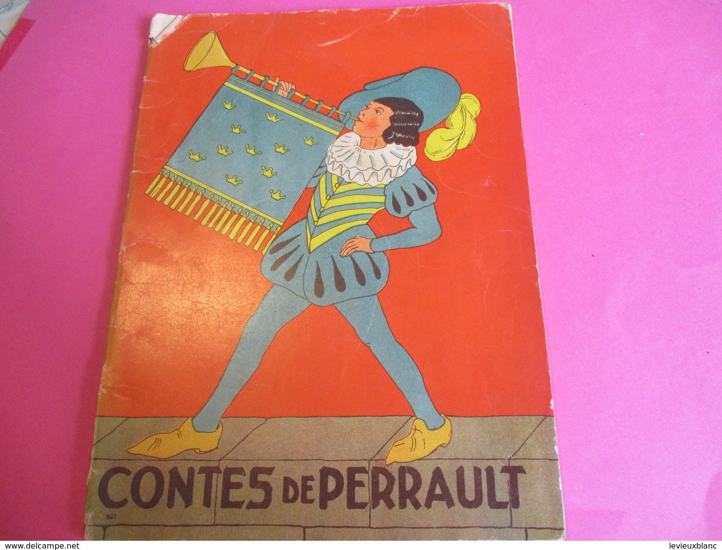 Grand Album Illustré/Contes De PERRAULT/Peau D’Âne/ Les Fées / La Barbe Bleue /vers 1930 -1940               BD159 - Cuentos