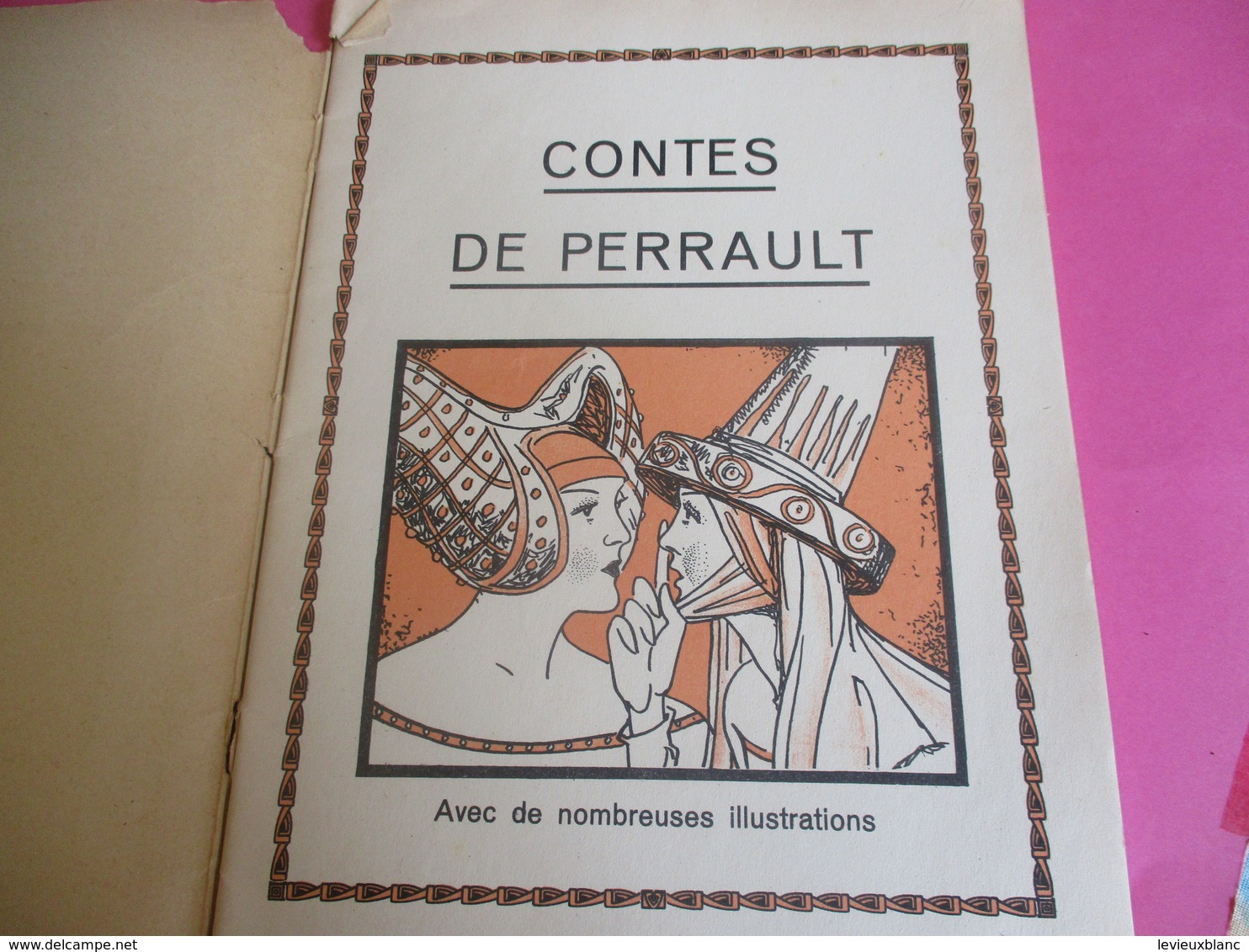 Grand Album Illustré/Contes De PERRAULT/Peau D’Âne/ Les Fées / La Barbe Bleue /vers 1930 -1940               BD159 - Cuentos