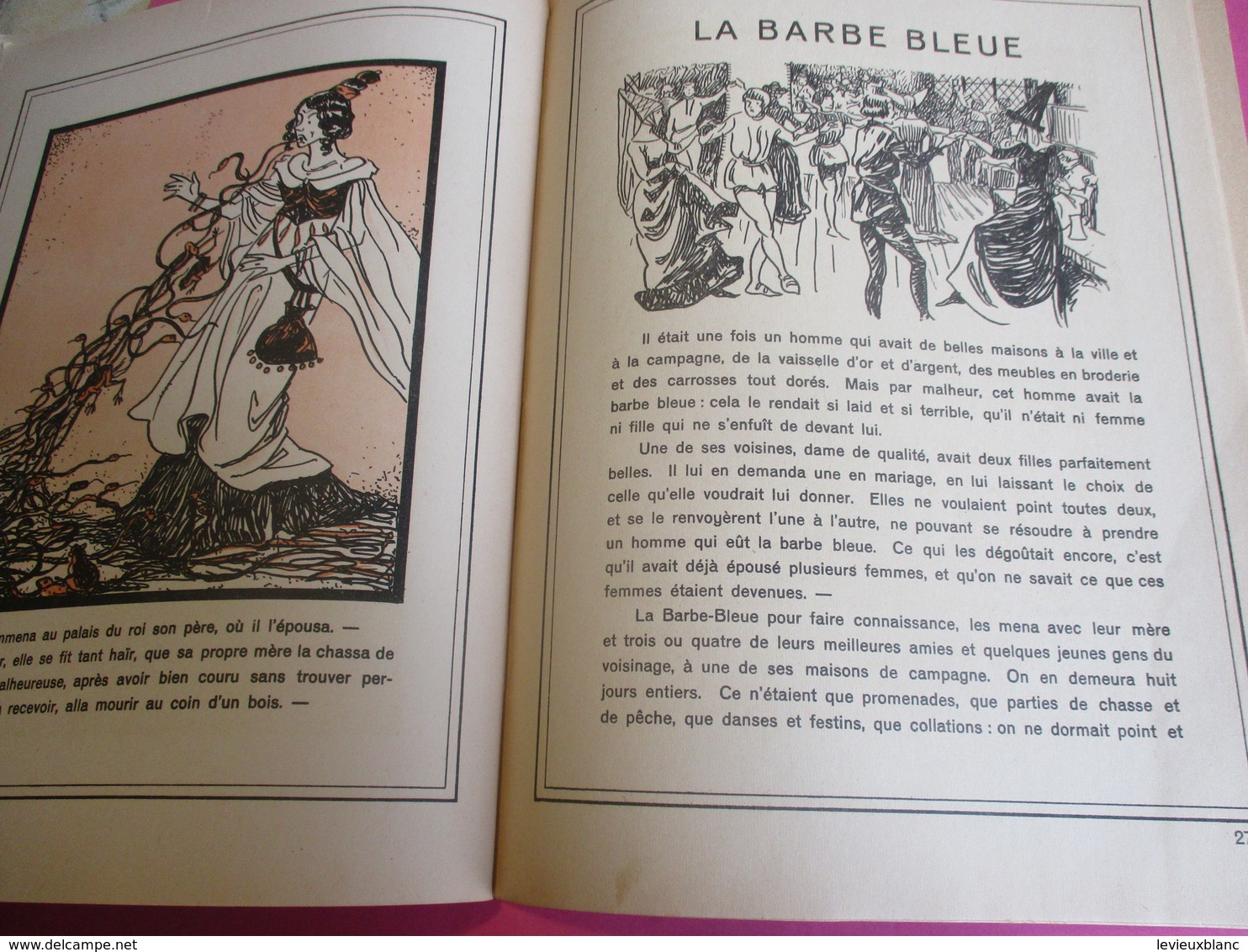 Grand Album illustré/Contes de PERRAULT/Peau d’Âne/ Les Fées / La Barbe Bleue /vers 1930 -1940               BD159
