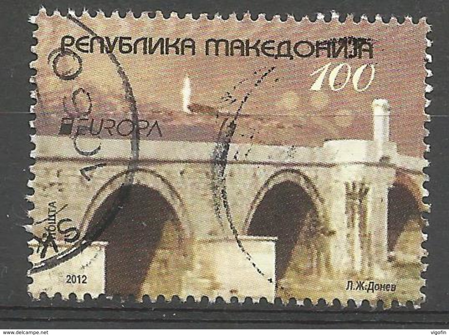 MK 2012-629 EUROPA CEPT, MACEDONIA, 1 X 1v, Used - 2012