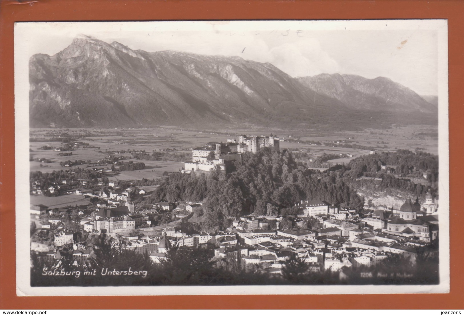 Carte à Vue Salzburg Mit Untersberg 22.07.1946 -> Prague - Censored/Zensur/censure Zone Britannique + Manque Adresse - Briefe U. Dokumente