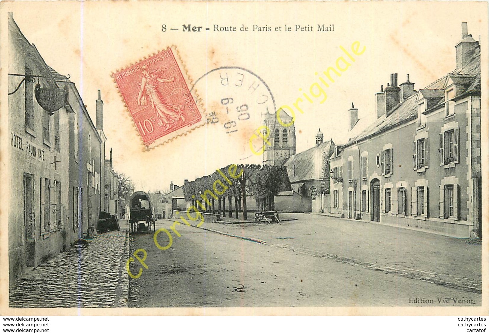 41.  MER .  Route De Paris Et Le Petit Mail . - Mer