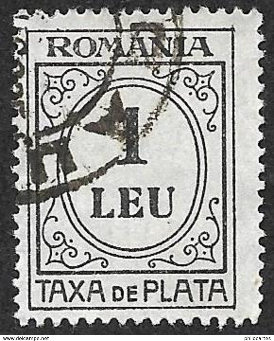 ROUMANIE 1921-26 -  Taxe 63 - Oblitéré - Port Dû (Taxe)