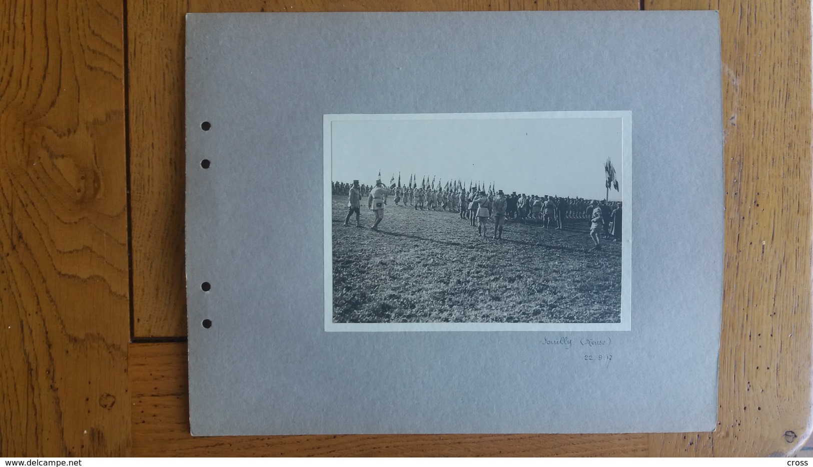 SOUILLY MEUSE PHOTO MILITAIRE AVIATION SEPTEMBRE 1917 - Guerre, Militaire