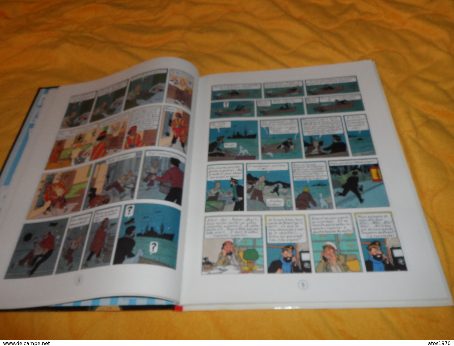 BANDE DESSINEE LES AVENTURES DE TINTIN. - LE TEMPLE DU SOLEIL...EDITION 1983..CASTERMAN.. - Tintin