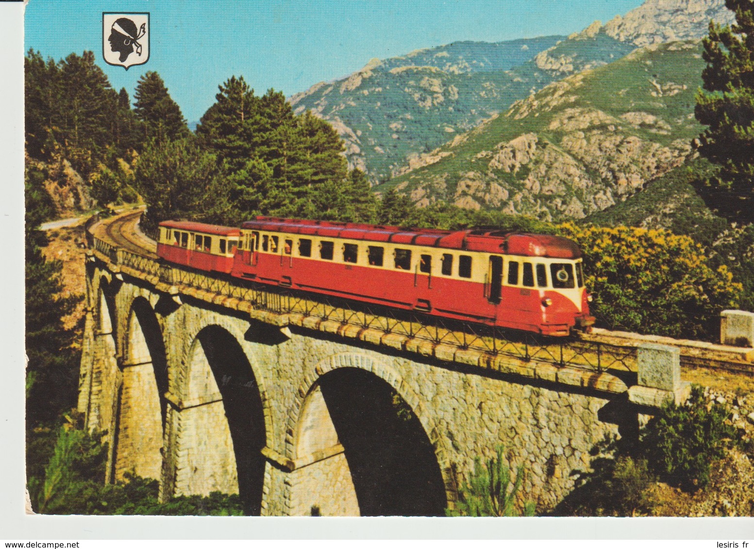 C.P. - PHOTO - LA CORSE - ÎLE DE BEAUTÉ - LE PETIT TRAIN PITTORESQUE QUI TRAVERSE LA CORSE - MAR - 12983 - Andere & Zonder Classificatie