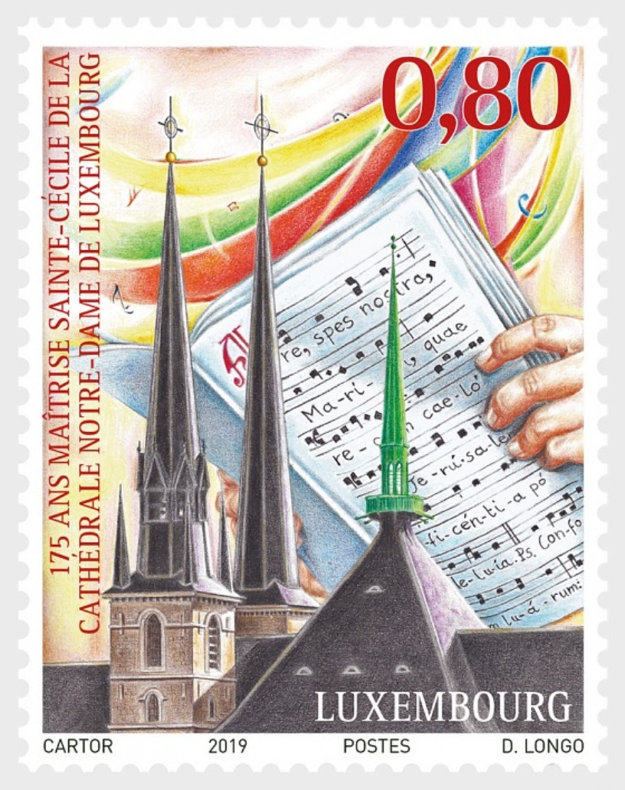 H01 Luxembourg 2019 The 175th Anniversary Of The “Maîtrise De La Cathédrale Notre-Dame” MNH Postfrisch - Nuovi