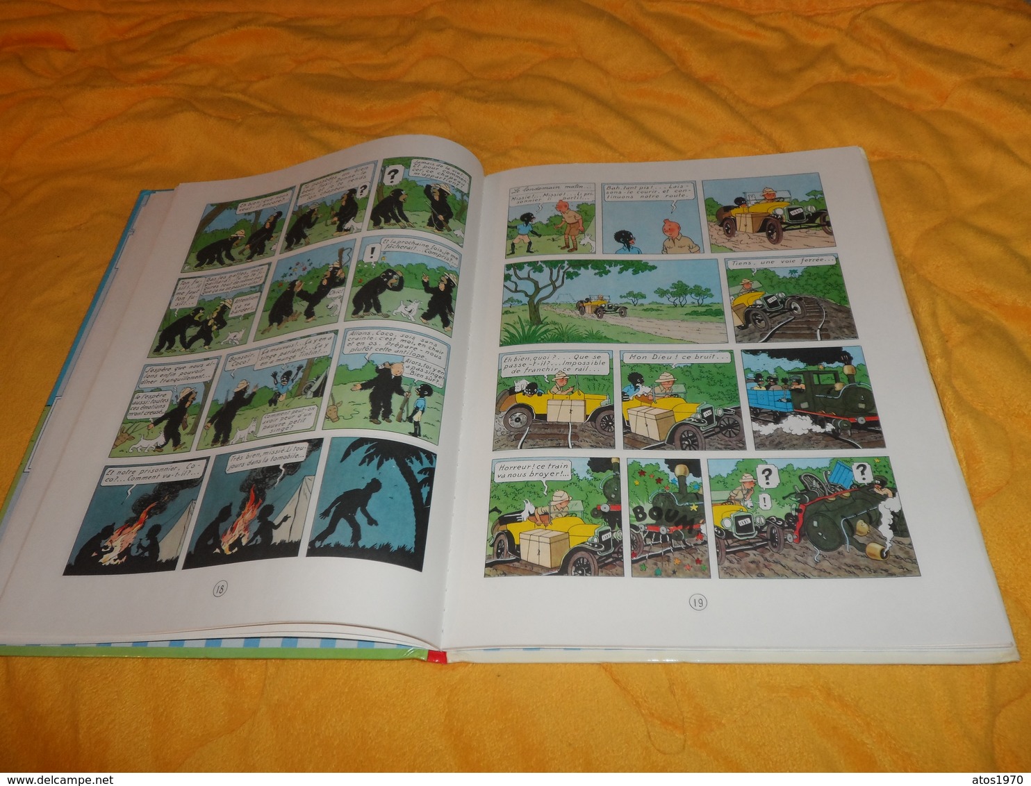 BANDE DESSINEE LES AVENTURES DE TINTIN. - TINTIN AU CONGO...EDITION 1981..CASTERMAN.. - Tintin