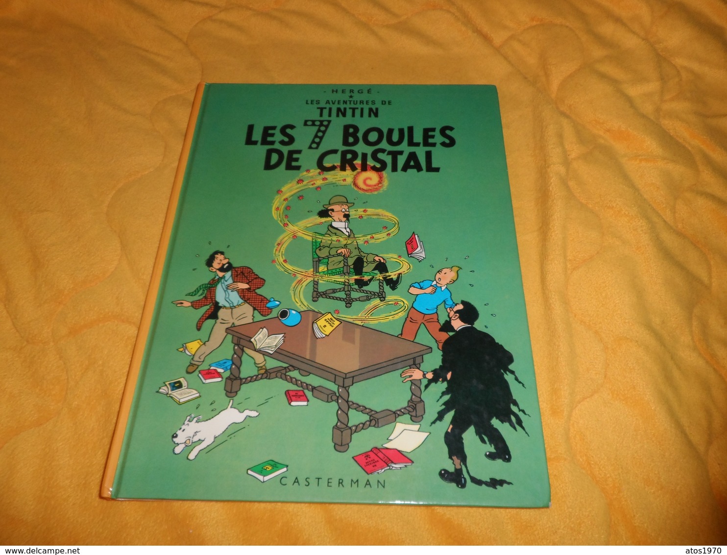 BANDE DESSINEE LES AVENTURES DE TINTIN. - LES 7 BOULES DE CRISTAL...EDITION 1983..CASTERMAN.. - Tintin