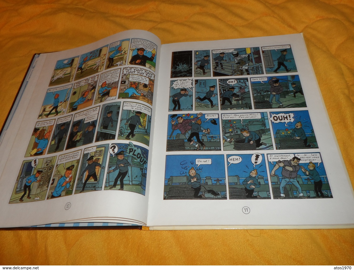 BANDE DESSINEE LES AVENTURES DE TINTIN. - TINTIN AU PAYS DE L'OR NOIR...EDITION 1981..CASTERMAN.. - Tintin