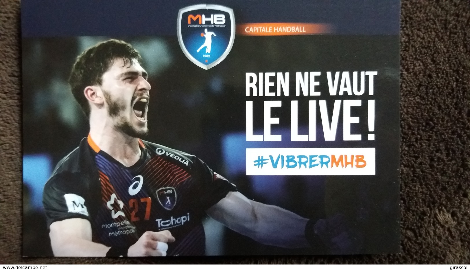 CPM MHB CAPITALE HANDBALL RIEN ENVAUT LE LIVE AU DOS CALENDRIER MI SAISON 2017 2018 MONTPELLIER - Handbal