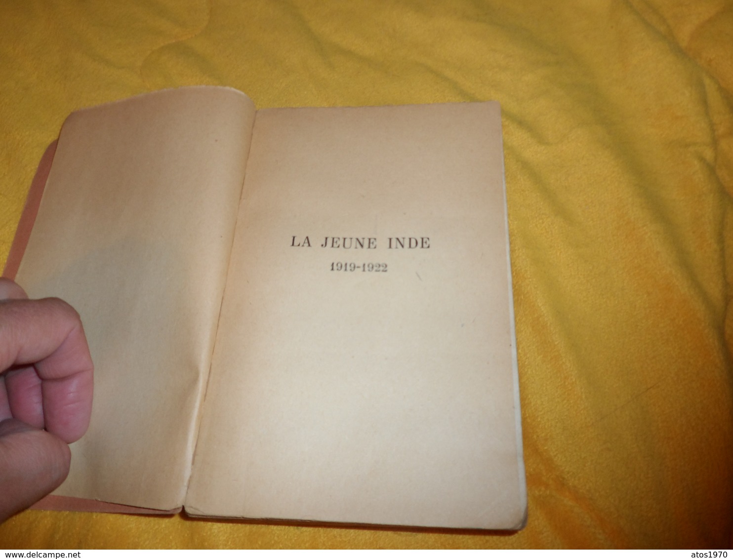 ANCIEN LIVRE GANDHI LA JEUNE INDE EDITIONS STOCK ANNEE 1948..INTRODUCTION DE ROMAIN ROLLAND.. - Autres & Non Classés